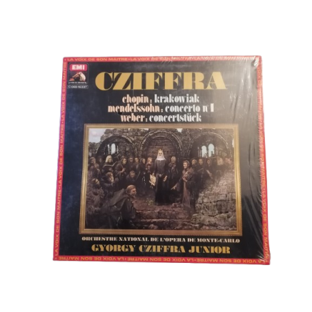 Vinyl Cziffra JR - Chopin • Mendelssohn • Weber - EMI RARE
