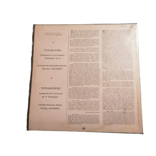 Tchaikovsky, Symphony n°6 - Pathetic, Josef Krips, Pressage france