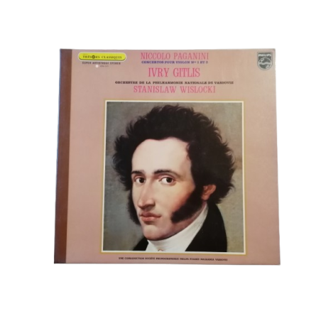 Paganini - Conciertos de violín # 1 y 2 - Ivry Gitlis - Philips 6504 019
