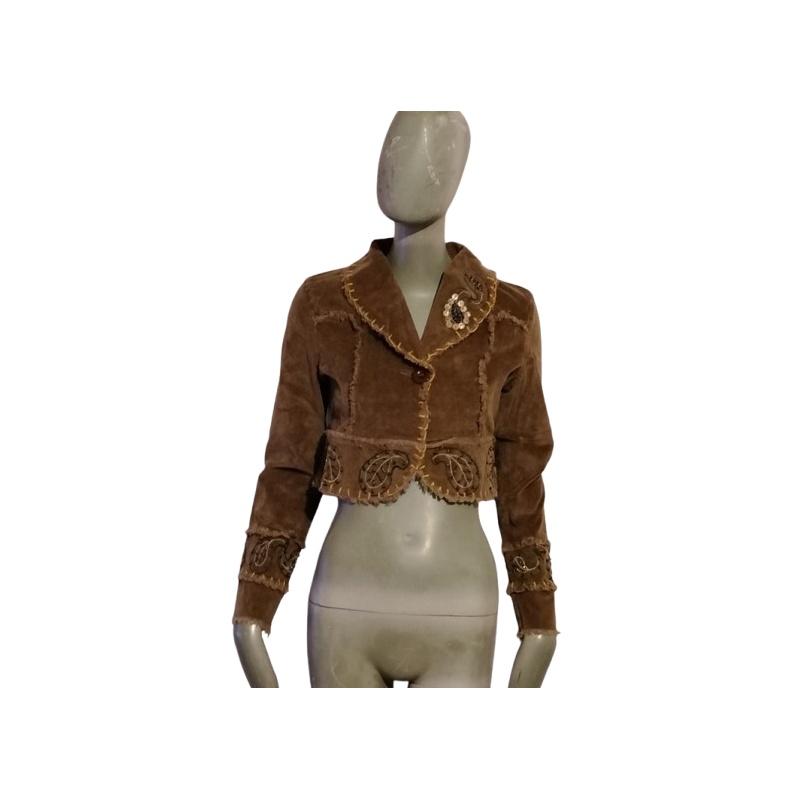 Veston Gold Mania marron Réf 005