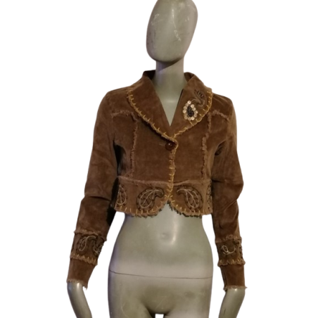 Chaqueta Gold Mania marrón ref 005