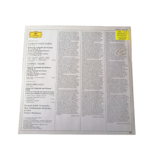 Vinyle Deutsche Grammophon Heinrich Schiff, Concertos pour violoncelle