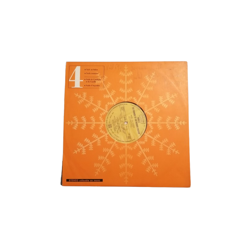 Natal da França e do mundo | Disk 4 | Vinil de digeros LP do leitor