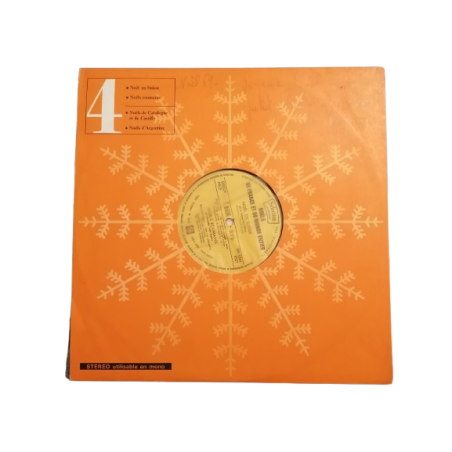Natal da França e do mundo | Disk 4 | Vinil de digeros LP do leitor