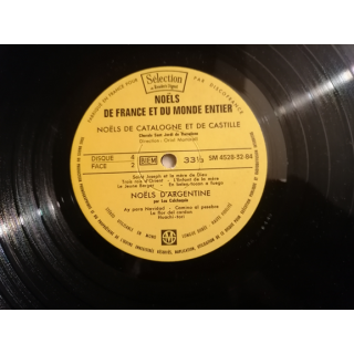 Natal da França e do mundo | Disk 4 | Vinil de digeros LP do leitor