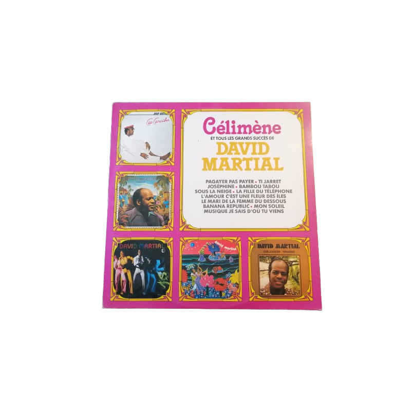 David Martial | Célimène e todos os grandes succes | Vinil LP CBS, 1981