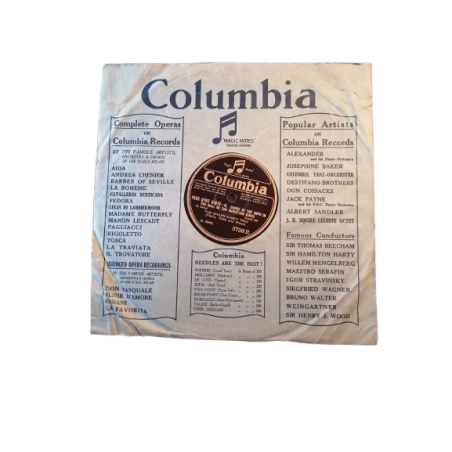 Columbia 78 Tours - Grieg Peer Gynt - Cherniavsky Trio (1920S)