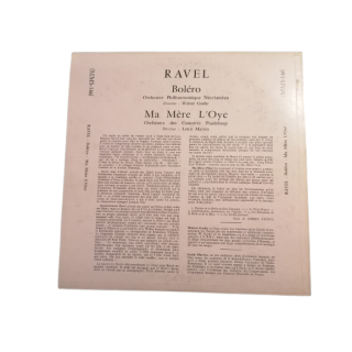 Ravel - Bolero / My Madre The Oye - LP Inglés Años originales 50
