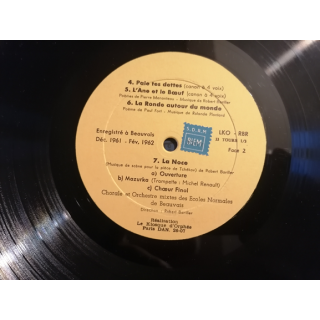 Vinyle rare – Écoles Normales de Beauvais (1961–1962)