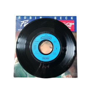 Robin Beck | La primera vez 45t Pub Original Coca-Cola 1988 | Mercurio