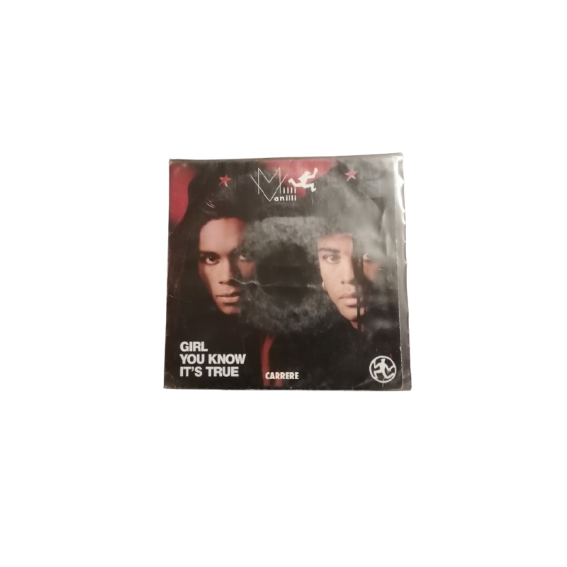 Milli Vanilli - Girl Você sabe que é verdade (45t, França 1988, Carrere)