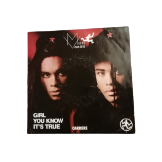 Milli Vanilli - Girl Você sabe que é verdade (45t, França 1988, Carrere)