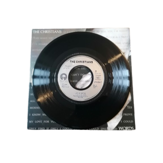 Os cristãos - palavras (45t picture manga, ilha 1989)