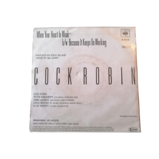 Pock Robin - Quando seu coração é fraco (45t original, 1985)