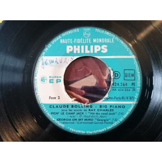 Claude Bolling | Big Piano joue Ray Charles | EP 45T Philips années 60