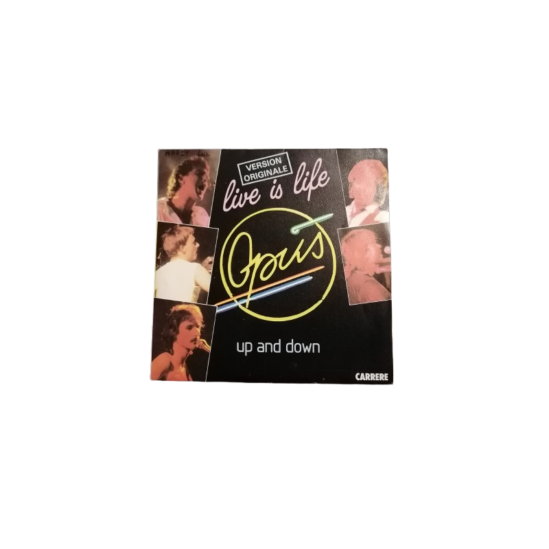 Opus - Live è la vita | 45 Tours originale Carrere (1984)