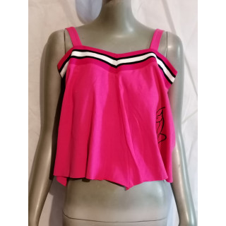 Superiore Baby Phat Y2K Rose Fuchsia Crop Fluid T.M Vintage
