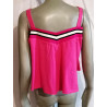 Top Baby Phat Y2K rose fuchsia crop fluide T.M vintage
