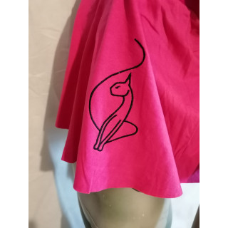 Parte superior Baby Phat Y2K Rose Fucsia Cultivo de fluido T.m Vintage