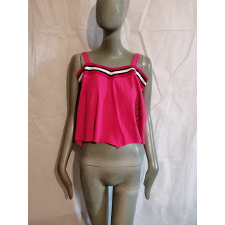 Top Baby Phat Y2K pink fuchsia crop fluid vintage T.M