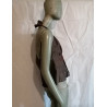 Baby Phat Top terug Naakt Y2K Brown Geborduurde Vintage 2000s