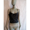 Baby Phat Top back Nude Y2K Brown Bordado Vintage 2000S