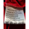Dirk Bikkembergs Logotipo de fútbol de muerto de polo rojo y2k - Tamaño S