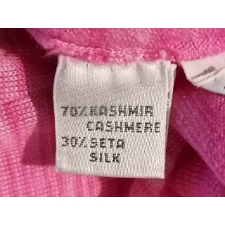 Rosa Kaschmirpullover Maria Sartini - Hergestellt in Italien - neuer Zustand