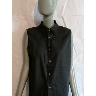Ter et Bantine Top preto minimalista feito na Itália