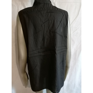 Ter et Bantine Top negro minimalista hecho en Italia