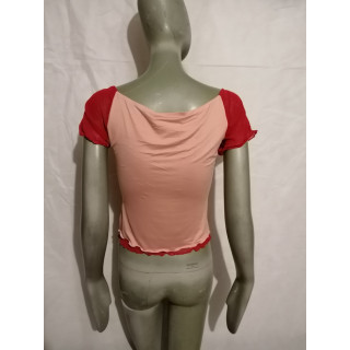 Top Vintage Roberta Scarpa Y2K Tulle trasparente Made in Italy