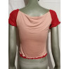 Vintage top Roberta Scarpa Y2K transparent tulle Made in Italy