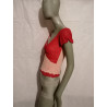 Top vintage Roberta Scarpa Y2K tulle transparent Made in Italy