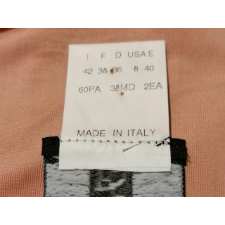 Vintage Roberta Scarpa Y2k Tüll transparent in Italien hergestellt