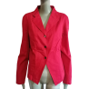 Blazer rojo Calterado Cecilia Bilaci Nueve T48