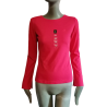 Adidas t-shirt manches longues rose rétro Y2K neuf 36