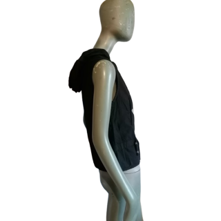 Vintage kap vest Block 60 Black Y2K Made in Italy