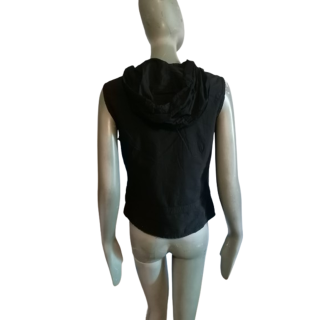 Vintage kap vest Block 60 Black Y2K Made in Italy