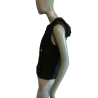 Vintage kap vest Block 60 Black Y2K Made in Italy