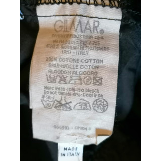 Vintage hood vest Block 60 Negro Y2K hecho en Italia
