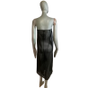 Robe voile nuisette noire Helena Van Raeren Mod 5204