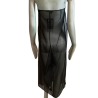 Robe voile nuisette noire Helena Van Raeren Mod 5204