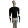 Zwart-wit Asymmetrische top met Coutières