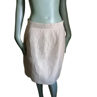 Falda lápiz vintage beige t36 hecha en Francia