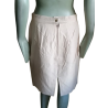 Vintage Bleistift-Rock Beige T36 Made in Frankreich