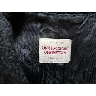 Vintage United Colors of Benetton Wool Chaqueta - Hecho en Italia