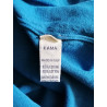 Vintage Top 90s 100% Cotton Blue - V-neck - New with label
