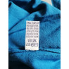 Vintage Top 90s 100% algodón azul - cuello en V - nuevo con etiqueta