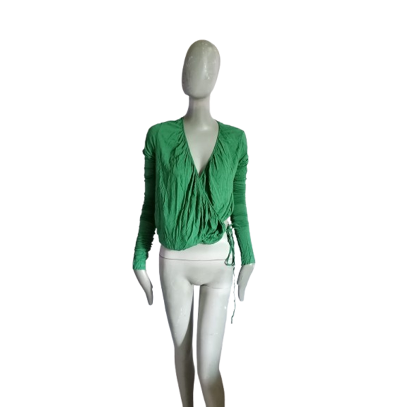 Vivienne Westwood Capa de coração drapeada verde - tamanho 40 it / 36 pt