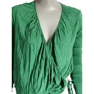 Vivienne Westwood Copertura cuore drappeggiato verde - taglia 40 IT / 36 IT